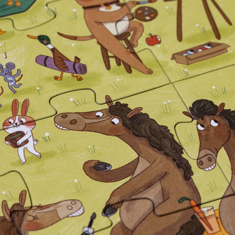 Puzzle y juego de observación